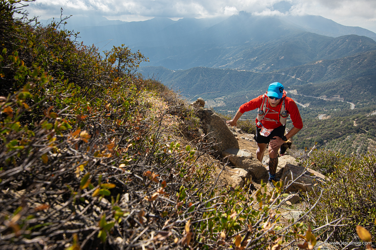 Jose Manuel Vives, La Gran Travesia 100K 2019. Cordillera de la Costa. Foto: Jesus Mier